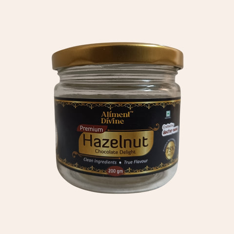 Premium Hazelnut Chocolate Spread | No Palm Oil | No Artificial Flavors | No Preservative | 75% Nuts | Clean & Healthy